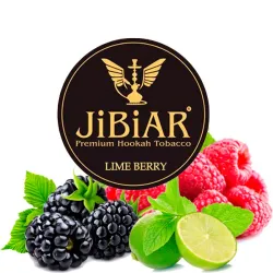 Jibiar Hookah Tobacco - Lime Berry 250 gr
