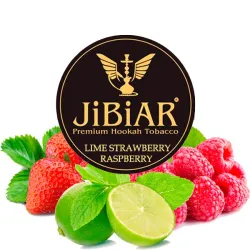 Jibiar Hookah Tobacco - Lime Strawberry Raspberry 250 gr