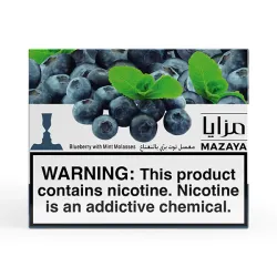 Mazaya Hookah Tobacco - Blueberry with Mint  250 gr
