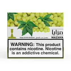 Mazaya Hookah Tobacco - Grape with Mint 250 gr