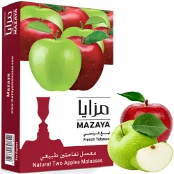 Mazaya Hookah Tobacco - Natural Two Apples 50 gr