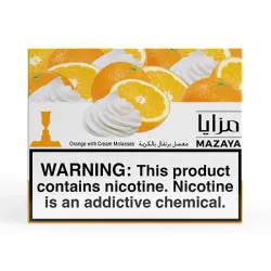 Mazaya Hookah Tobacco - Orange with Cream 250 gr