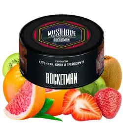 Must Have Hookah Tobacco - Rocketman (Grapefruit, Kiwi & Strawberry) 125 gr