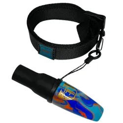 Personal Mouthpiece Lavart - Minor Nerikomi Alcedo (Blue & Orange)