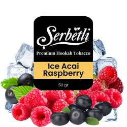 Serbetli Hookah Tobacco - Ice Acai Raspberry 50 gr