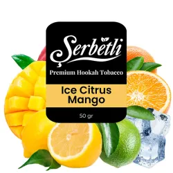 Serbetli Hookah Tobacco - Ice Citrus Mango 50 gr