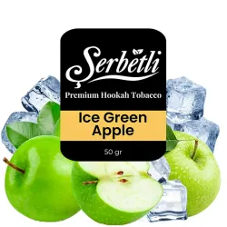 Serbetli Hookah Tobacco - Ice Green Apple 50 gr