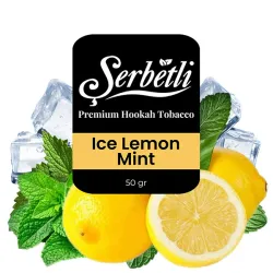 Serbetli Hookah Tobacco - Ice Lemon Mint 50 gr