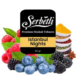 Serbetli Hookah Tobacco - Istanbul Nights 50 gr