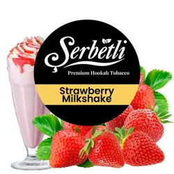 Serbetli Hookah Tobacco - Strawberry Milkshake 250 gr