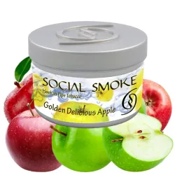 Social Smoke Hookah Tobacco - Golden Delicious Apple 250 gr