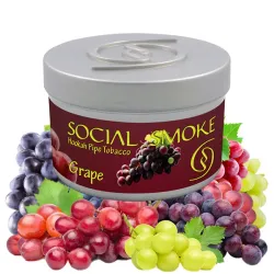 Social Smoke Hookah Tobacco - Grape 250 gr