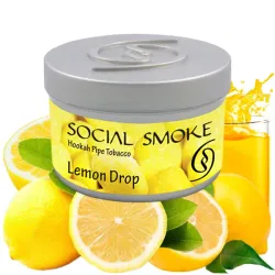 Social Smoke Hookah Tobacco - Lemon Drop (Lemon Juice) 100 gr