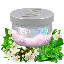 Social Smoke Hookah Tobacco - Mirage (Mint & Jasmine Flower) 100 gr