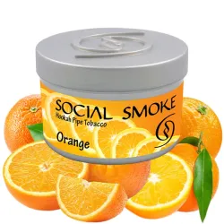 Social Smoke Hookah Tobacco - Orange 100 gr