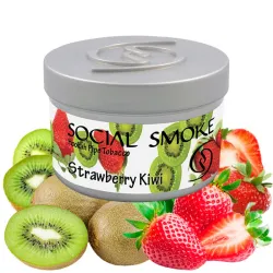 Social Smoke Hookah Tobacco - Strawberry Kiwi 100 gr