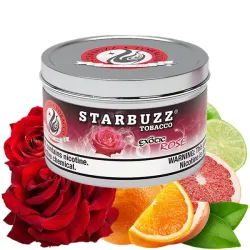 Starbuzz Exotic Hookah Tobacco - Rose (Grapefruit, Orange, Lime & Rose) 250 gr