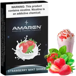 Amaren Hookah Tobacco - Strawberry Mint Shake 50 gr