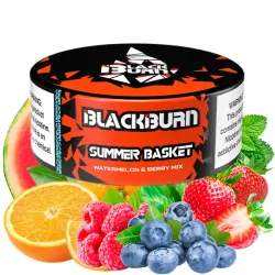 Black Burn Hookah Tobacco - Summer Basket (Watermelon & Berry Mix) 100 gr