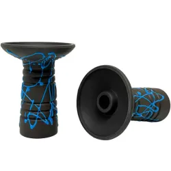 Clay Hookah Bowl Gusto - Alien Phunnel (Blue)