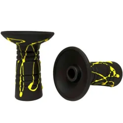 Clay Hookah Bowl Gusto - Alien Phunnel (Yellow)