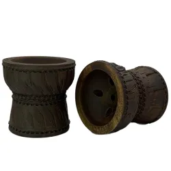 Clay Hookah Bowl Gusto - Killa Design Classic (Brown)
