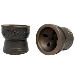 Clay Hookah Bowl Gusto - Turkish Classic (Brown)