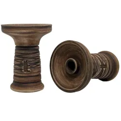 Clay Hookah Bowl Lavart - Aurora Milk Wood Phunnel