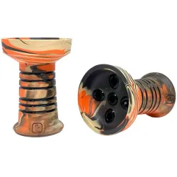 Clay Hookah Bowl Lavart - Spectra Bryce Classic (Beige & Orange)