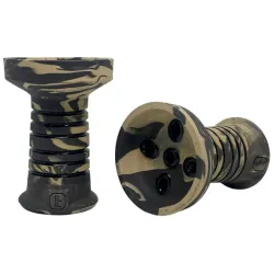 Clay Hookah Bowl Lavart - Spectra Graphite Classic (Black & Beige)