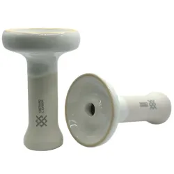 Clay Hookah Bowl Oblako - Soul Phunnel (White)
