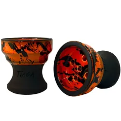 Clay Hookah Bowl Tiaga - Flash (Orange)