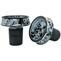 Clay Hookah Bowl Tiaga - Star (White)