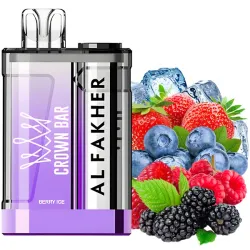 Disposable Pod Crown Bar 9000 Puffs - Berry Ice (5%)