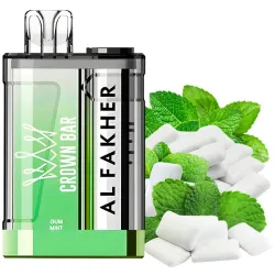 Disposable Pod Crown Bar 9000 Puffs - Gum Mint (5%)
