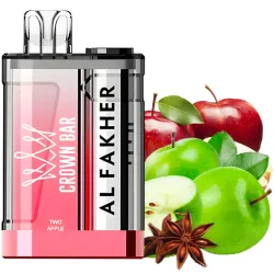 Disposable Pod Crown Bar 9000 Puffs - Two Apple (5%)