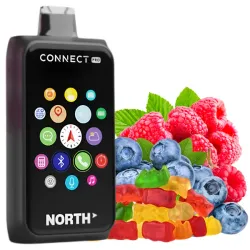 Disposable Pods North Connect Pro 40000 Puffs - Blue Razz Gummies (5%)