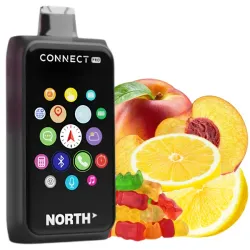 Disposable Pods North Connect Pro 40000 Puffs - Peach Lemon Gummies (5%)