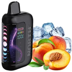 Disposable Pods North Stellar Dark Moon Edition 40000 Puffs - Juicy Peach Ice (5%)