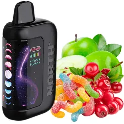 Disposable Pods North Stellar Sour Edition 40000 Puffs - Sour Cranapple (5%)