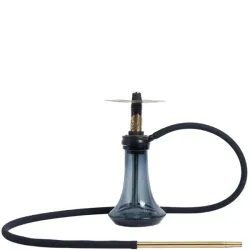 Embery Hookah - Mini Mono Customs King of Clubs (Gold & Black)
