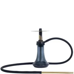 Embery Hookah - Mini Mono Customs Queen of Diamonds (Black & Gold)