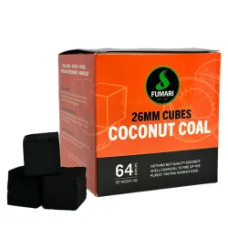 Fumari Coconut Hookah Charcoal - 1 kg (64 pcs.)