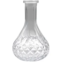Hookah Base AM Drop Crystal - 11" (Transparent)