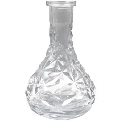 Hookah Base AM Drop Crystal Shine - 11" (Transparent)
