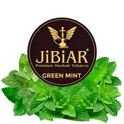 Jibiar Hookah Tobacco - Green Mint 250 gr