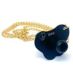 Personal Mouthpiece Trumpet - Baby Pacifier (Black)