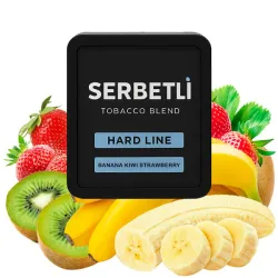Serbetli Hookah Tobacco Hard Line - Banana Kiwi Strawberry 200 gr