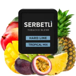 Serbetli Hookah Tobacco Hard Line - Tropical Mix 200 gr