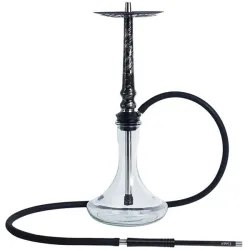 Tiaga Hookah - Astra Silver (Black & Silver)
